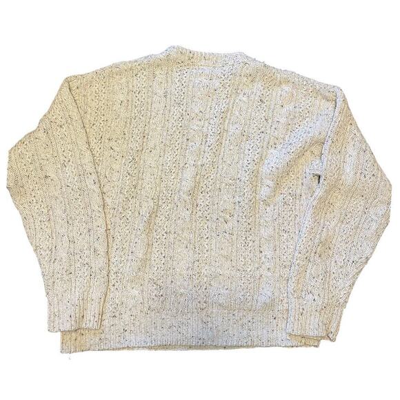 Van Hausen 417 Vintage Wool Blend Chunky Knit Fisherman Sweater Sz XL - Picture 8 of 8